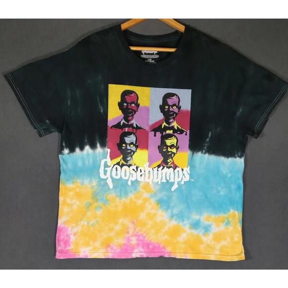 Goosebumps Slappy Dummy Tie Dye T-Shirt Large L Vintage Horror Scholastic #2 - Picture 1 of 5